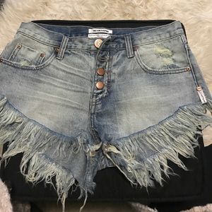 One Teaspoon jean shorts